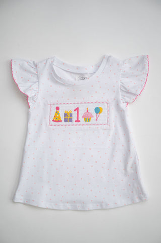 Mud Pie 1st Birthday Girls Shirt Mud Pie 1st Birthday Girls Shirt