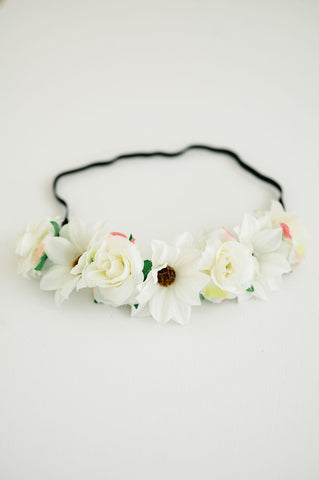 Flower Crowns (w/ black elastic back) Flower Crowns (w/ black elastic back)