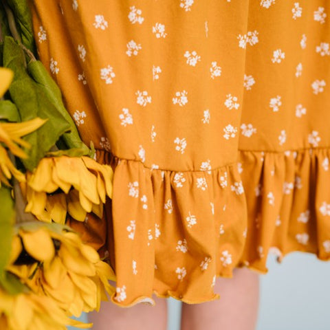Mustard Floral Dress Mustard Floral Dress