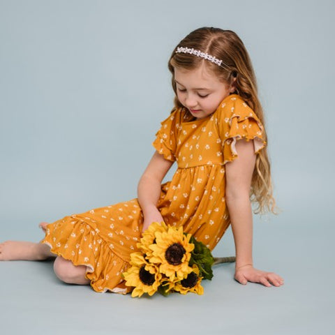 Mustard Floral Dress Mustard Floral Dress