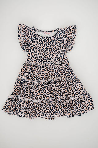 Cheetah Print Three Tiered Dress Cheetah Print Three Tiered Dress