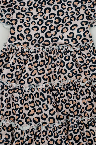 Cheetah Print Three Tiered Dress Cheetah Print Three Tiered Dress