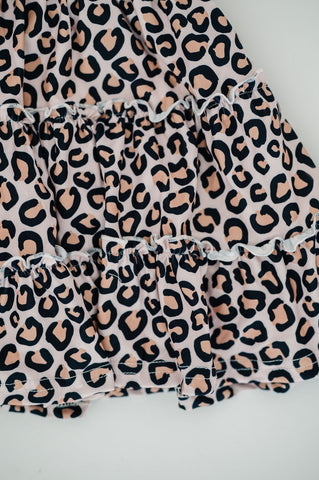 Cheetah Print Three Tiered Dress Cheetah Print Three Tiered Dress