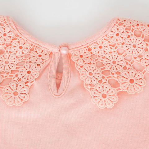 Peach Floral Pleat Dress Peach Floral Pleat Dress