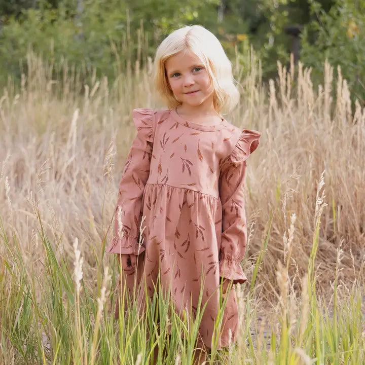 City Mouse | Flutter Sleeve Harvest Dress