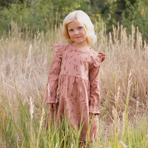 City Mouse | Flutter Sleeve Harvest Dress