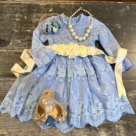 SR | Lace Bell Sleeve Dress