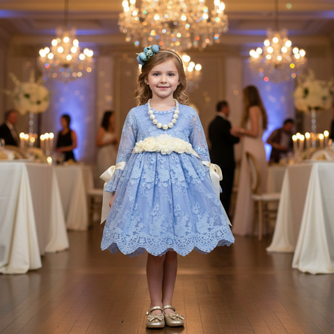 SR | Lace Bell Sleeve Dress