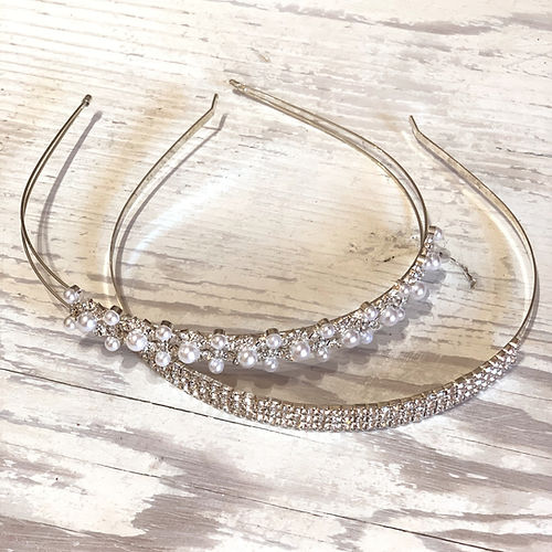 Jeweled Headband and Pearl Headbands