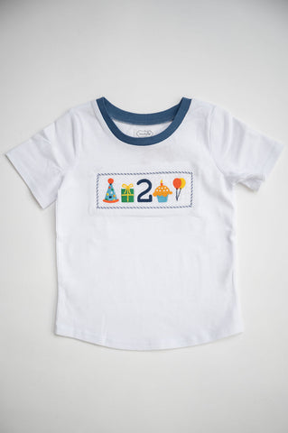 Mud Pie 2nd Birthday Boys Shirt
