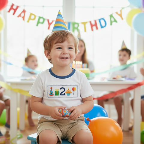 Mud Pie | 2nd Birthday Boys Shirt