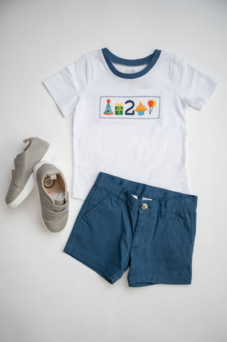 Mud Pie 2nd Birthday Boys Shirt