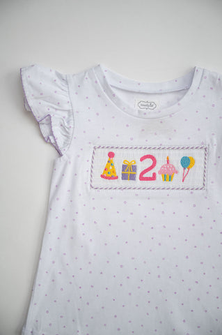 Mud Pie 2nd Birthday Girls Shirt