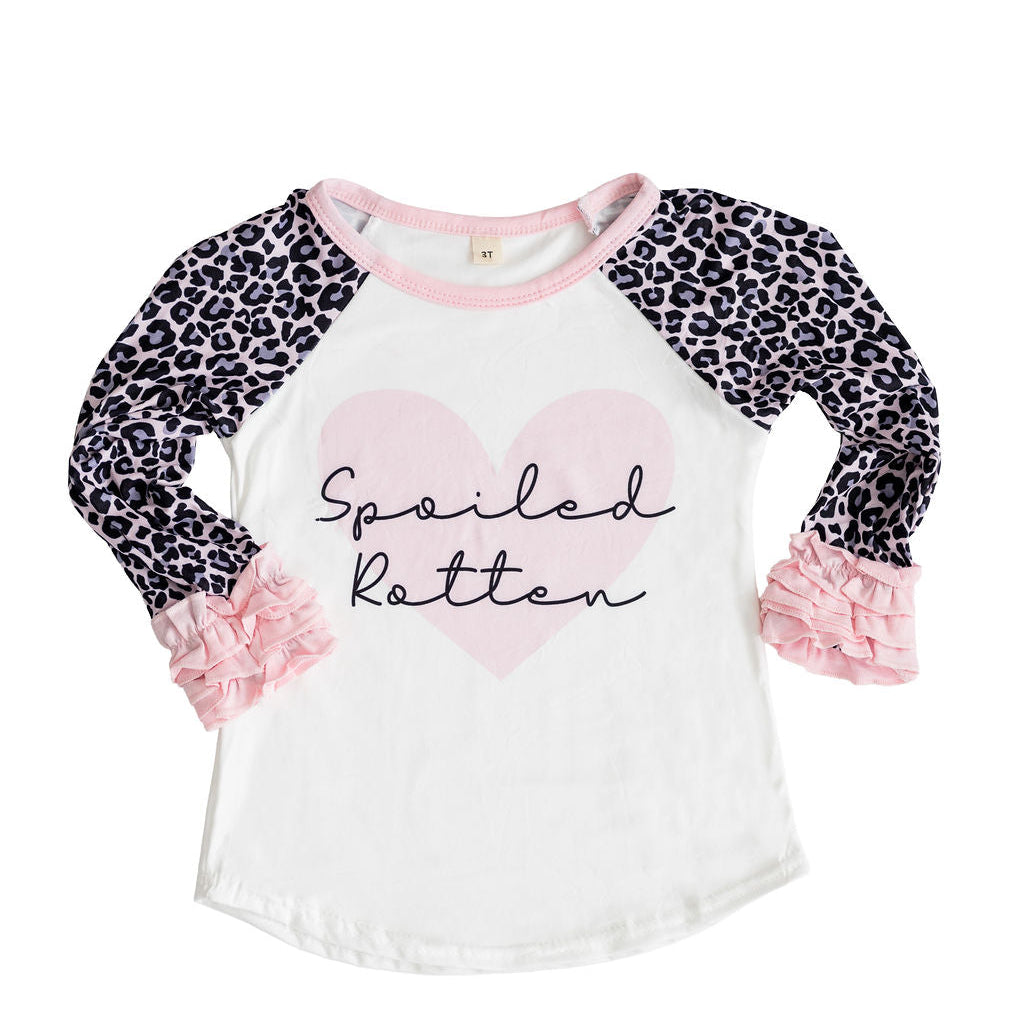 Spoiled Rotten - Signature Girls Tee Shirt - Premium quality boutique clothing detail (Image 5 of 10)