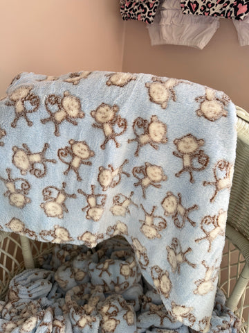 SR Cheeky Monkey Baby Blanket