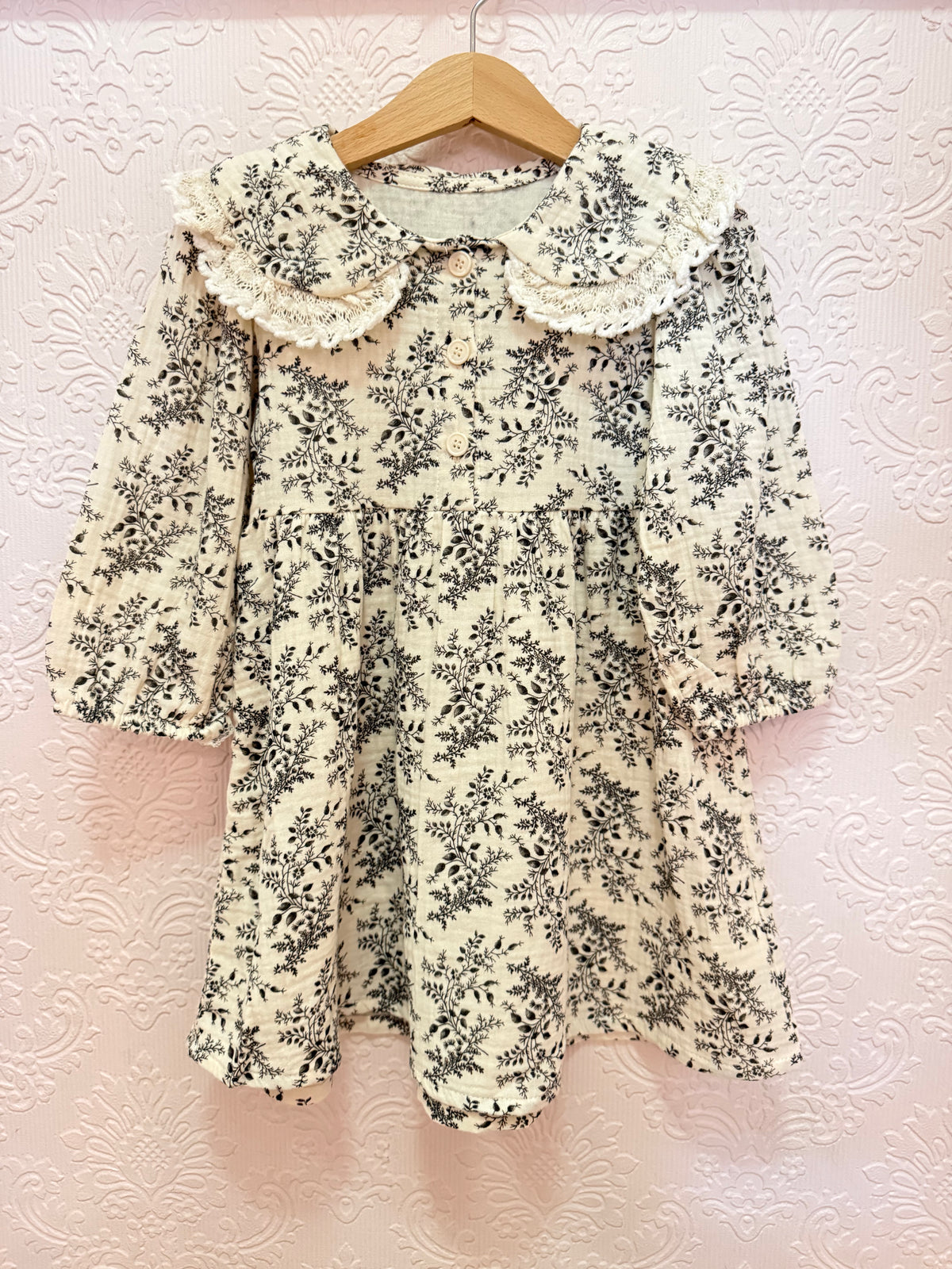 Elody Muslin Cotton Print Dress