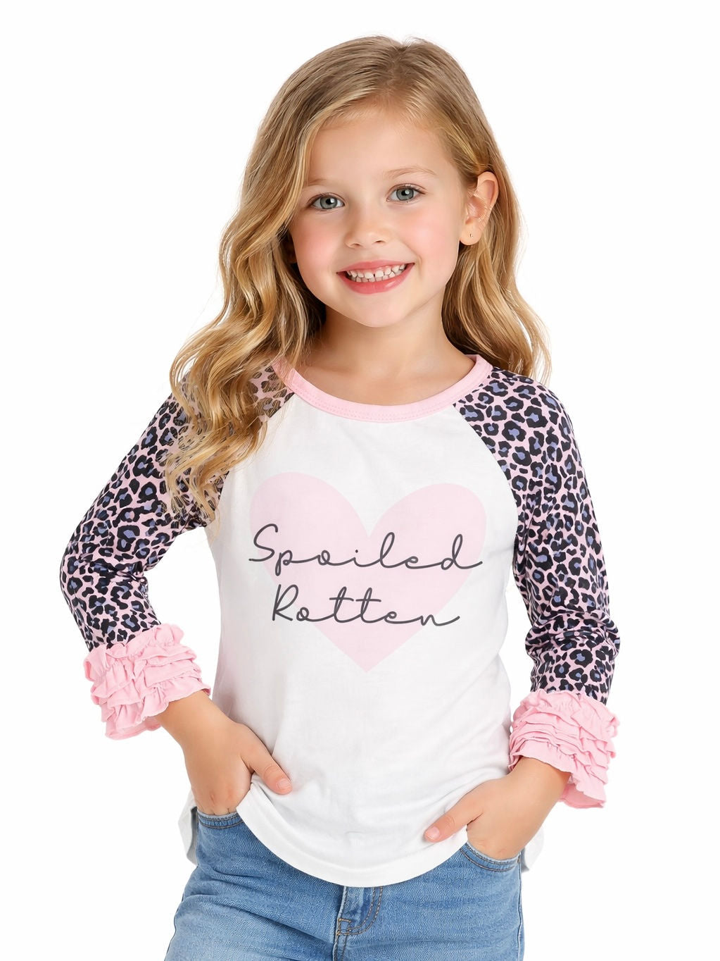 Spoiled Rotten - Signature Girls Tee Shirt - Premium quality boutique clothing detail (Image 1 of 10)