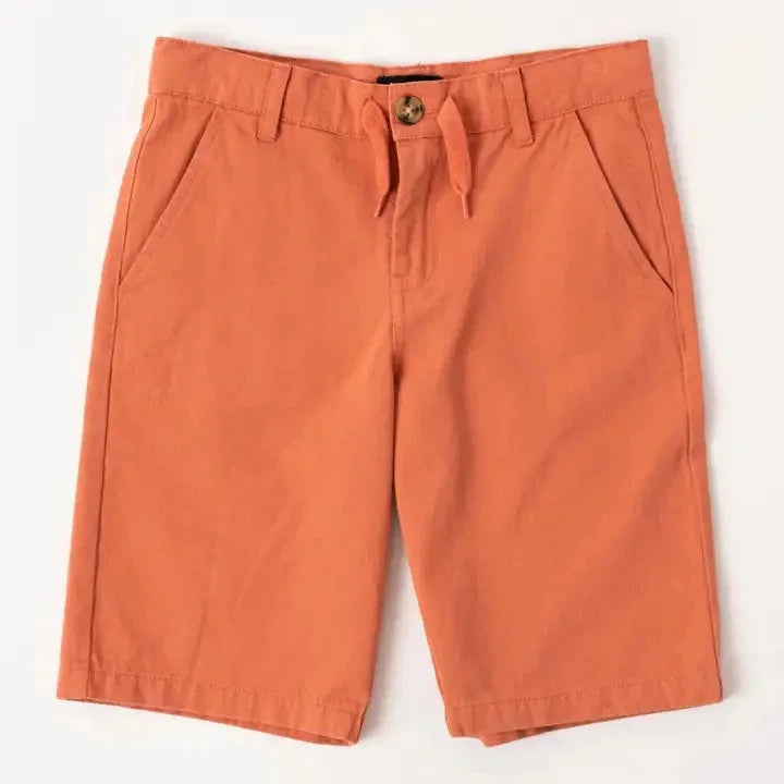 Kidpik - Boys Drawcord Chino Shorts - Premium children's boutique apparel item