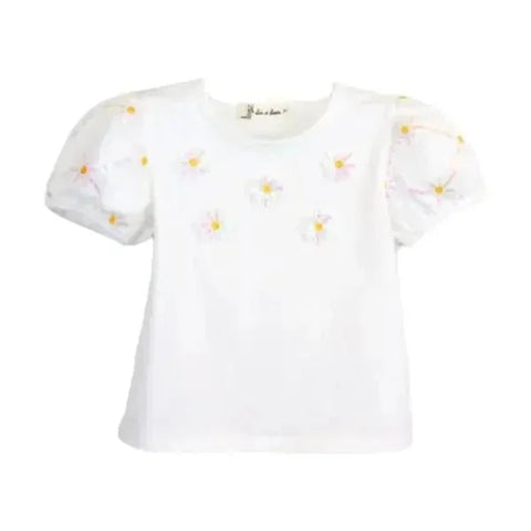 Doe a Dear - Sequin Daisy Tee - Premium children's boutique apparel item