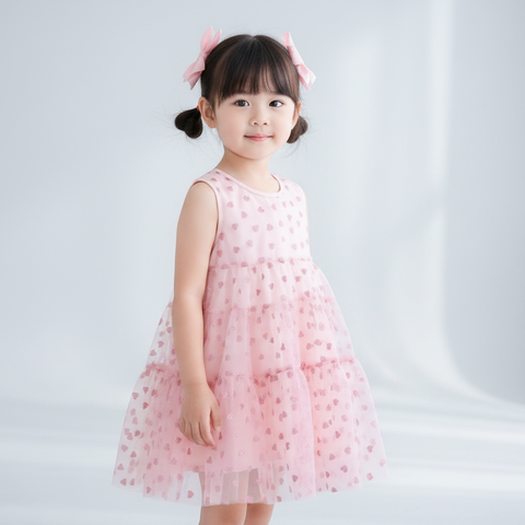 Doe a Dear | Glitter Heart Dress